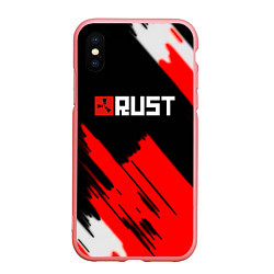 Чехол iPhone XS Max матовый RUST краски game