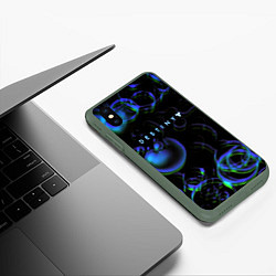 Чехол iPhone XS Max матовый Destiny rpg action, цвет: 3D-темно-зеленый — фото 2