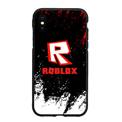 Чехол iPhone XS Max матовый Roblox текстура мобайл