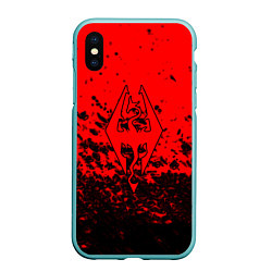 Чехол iPhone XS Max матовый The elder scrolls краски