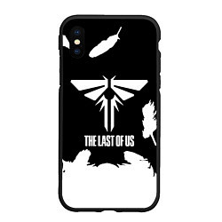 Чехол iPhone XS Max матовый The Last of Us цикады перо