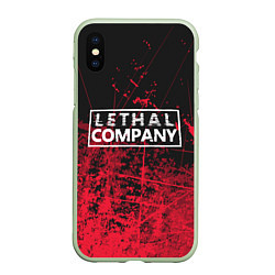 Чехол iPhone XS Max матовый Lethal Company: Red Trail