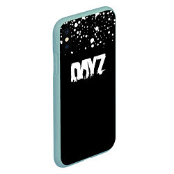 Чехол iPhone XS Max матовый DayZ крачки белые, цвет: 3D-мятный — фото 2