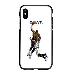 Чехол iPhone XS Max матовый Goat 23 - LeBron James