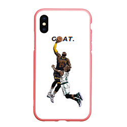 Чехол iPhone XS Max матовый Goat 23 - LeBron James