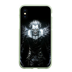 Чехол iPhone XS Max матовый Ryuk - Тетрадь смерти