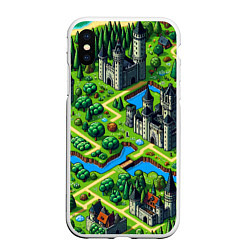 Чехол iPhone XS Max матовый Heroes of Might and Magic - pixel map