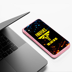 Чехол iPhone XS Max матовый The last of us лёд и пламя цикады, цвет: 3D-баблгам — фото 2