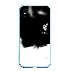 Чехол iPhone XS Max матовый Liverpool текстура