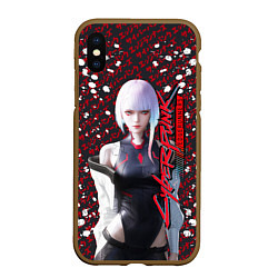 Чехол iPhone XS Max матовый Lucyna Kushinada - Cyberpunk: Edgerunners