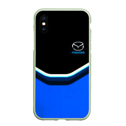 Чехол iPhone XS Max матовый Mazda sport brend car