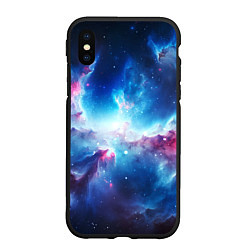 Чехол iPhone XS Max матовый Fascinating cosmic expanses, цвет: 3D-черный