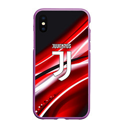 Чехол iPhone XS Max матовый Juventus geometry sport line