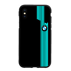 Чехол iPhone XS Max матовый BMW sport line geometry