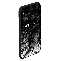 Чехол iPhone XS Max матовый Architects black graphite, цвет: 3D-черный — фото 2