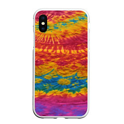 Чехол iPhone XS Max матовый Тай-даечка, цвет: 3D-белый