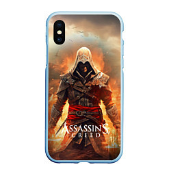 Чехол iPhone XS Max матовый Assassins creed старый город