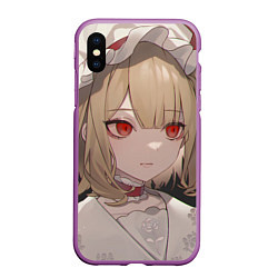 Чехол iPhone XS Max матовый Touhou Project Flandre милая