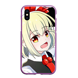 Чехол iPhone XS Max матовый Touhou Project Rumia happy