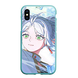 Чехол iPhone XS Max матовый Sousou no Frieren Фрирен beautiful smile