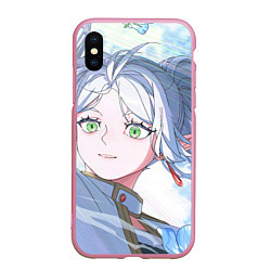 Чехол iPhone XS Max матовый Sousou no Frieren Фрирен beautiful smile