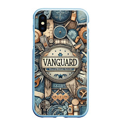 Чехол iPhone XS Max матовый Vanguard composition - ai art