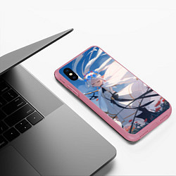 Чехол iPhone XS Max матовый Sousou no Frieren Фрирен beautiful, цвет: 3D-малиновый — фото 2