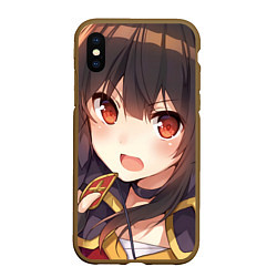 Чехол iPhone XS Max матовый Konosuba Мэгумин cute