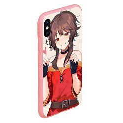 Чехол iPhone XS Max матовый Konosuba Мэгумин cute, цвет: 3D-баблгам — фото 2