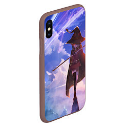 Чехол iPhone XS Max матовый Konosuba Мэгумин cute, цвет: 3D-коричневый — фото 2