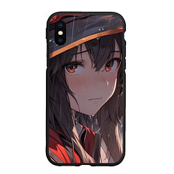 Чехол iPhone XS Max матовый Konosuba Мэгумин cute