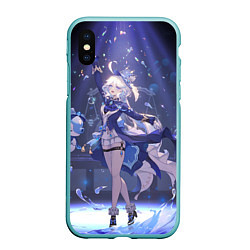 Чехол iPhone XS Max матовый Genshin Impact Furina servants