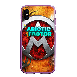 Чехол iPhone XS Max матовый Abiotic Factor монстры