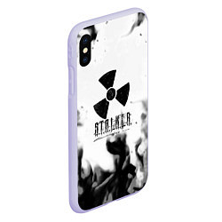 Чехол iPhone XS Max матовый Stalker fire steel, цвет: 3D-светло-сиреневый — фото 2