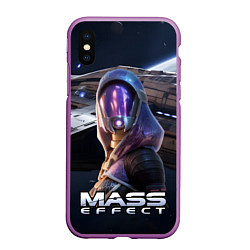 Чехол iPhone XS Max матовый Mass Effect ТалиЗора
