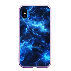 Чехол iPhone XS Max матовый Элементаль энергии текстура