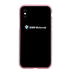 Чехол iPhone XS Max матовый Bmw logo