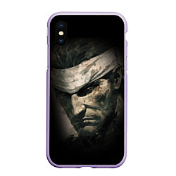 Чехол iPhone XS Max матовый Metal gear Venom Snake