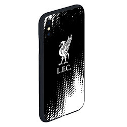 Чехол iPhone XS Max матовый Liverpool краски, цвет: 3D-черный — фото 2