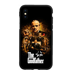 Чехол iPhone XS Max матовый Corleone family