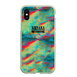 Чехол iPhone XS Max матовый Нирвана nevermind