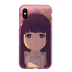 Чехол iPhone XS Max матовый Sousou no Frieren Ферн cute face