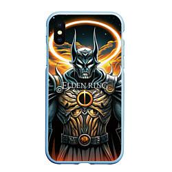 Чехол iPhone XS Max матовый Elden Ring black knight