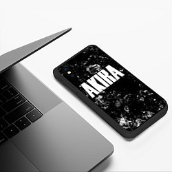 Чехол iPhone XS Max матовый Akira black ice, цвет: 3D-черный — фото 2