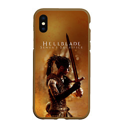 Чехол iPhone XS Max матовый Game Hellblade