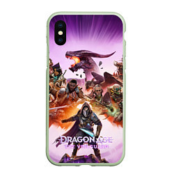 Чехол iPhone XS Max матовый Герои Dragon age the veilguard