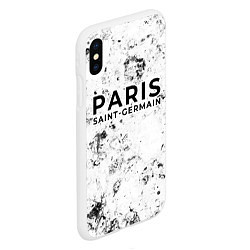 Чехол iPhone XS Max матовый PSG dirty ice, цвет: 3D-белый — фото 2