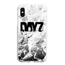 Чехол iPhone XS Max матовый DayZ white graphite, цвет: 3D-белый