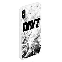 Чехол iPhone XS Max матовый DayZ white graphite, цвет: 3D-белый — фото 2