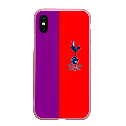 Чехол iPhone XS Max матовый Tottenham fc geometry